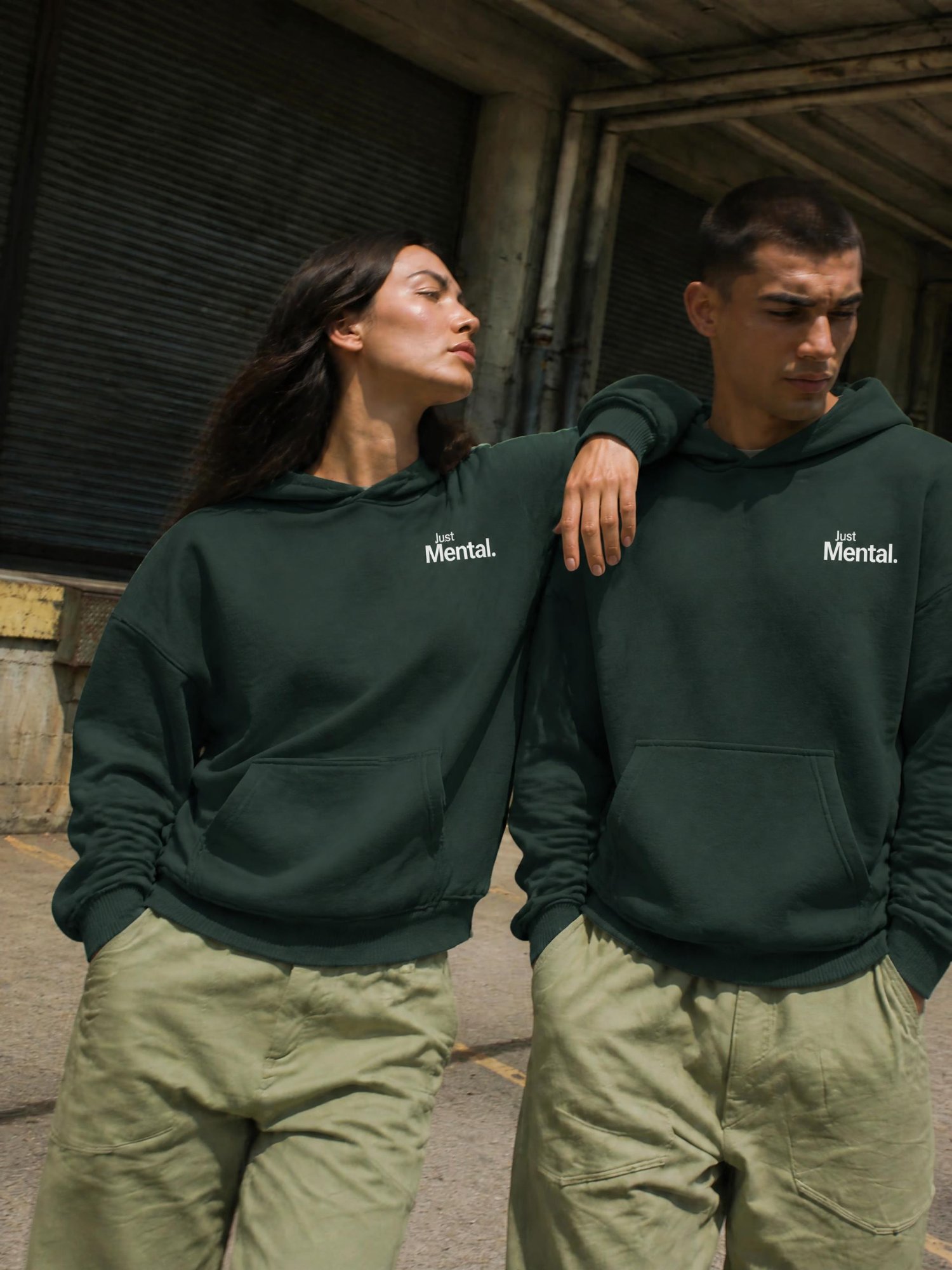 Unisex JustMental Essential Heavyweight Hoodie
